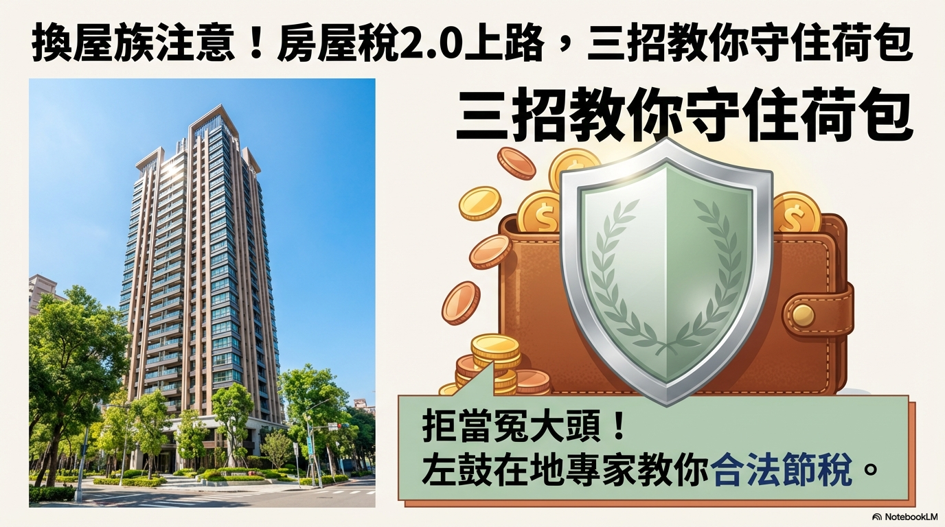 多屋族必看！房屋稅2.0新制上路，五寶媽小青教你3招守住荷包不當冤大頭